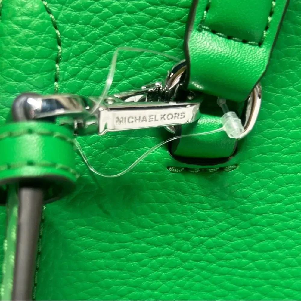 Michael Kors Freya Green Crossbody Top Handle Small Tote Bag Purse Satchel NWT
